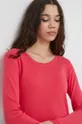 рожевий Бавовняний светр United Colors of Benetton