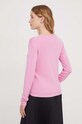United Colors of Benetton pulover de bumbac 1091D1M08 roz SS25