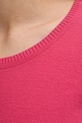 United Colors of Benetton pulover de bumbac 1091D1M08 roz
