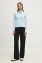 Хлопковый свитер United Colors of Benetton 1091D1M08 голубой SS25