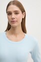 Хлопковый свитер United Colors of Benetton голубой 1091D1M08