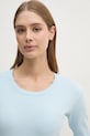Βαμβακερό πουλόβερ United Colors of Benetton μπλε 1091D1M08