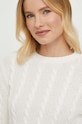 Хлопковый свитер United Colors of Benetton бежевый 1594D108W