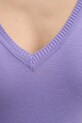 United Colors of Benetton pulover de bumbac 1091D4625 violet