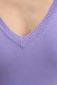 United Colors of Benetton sweter bawełniany 1091D4625 fioletowy