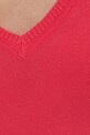 United Colors of Benetton sweter bawełniany 1091D4625 różowy