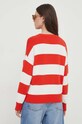 Odzież United Colors of Benetton sweter bawełniany 1494E105J czerwony