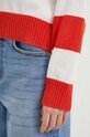 United Colors of Benetton sweter bawełniany 1494E105J czerwony