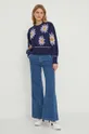 United Colors of Benetton maglione in lana blu navy