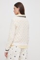 Odzież United Colors of Benetton sweter bawełniany 1594E108U beżowy