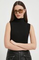 Топ Sisley чёрный 14ETM201O