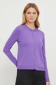 Sisley kardigan fioletowy 14ETM5203