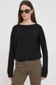 czarny Sisley sweter
