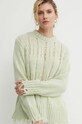 Résumé pulover din amestec de lana AnnoraRS Knit Pullover verde 20321113