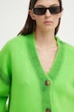 Résumé kardigan z domieszką wełny AddisonRS zielony 20341114