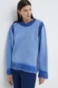 blu Résumé maglione in misto lana AdinaRS