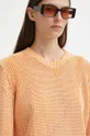 oranžová Bavlnený sveter Résumé AtlasRS Knit Pullover Unisex