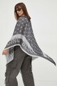 Odzież Blugirl Blumarine poncho PA4008.T0300 czarny