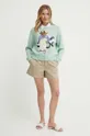 Bavlnený sveter Polo Ralph Lauren zelená