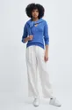 Бавовняний светр Polo Ralph Lauren блакитний