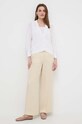 Odzież Max Mara Leisure kardigan i top 2416381018600 biały