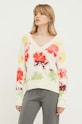 Desigual sweter JOIN beżowy 24SWJF37