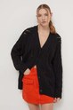 Desigual cardigan negru 24SWJF45