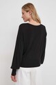 Odzież Sisley sweter z domieszką jedwabiu 16LGM104C czarny