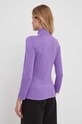 Oblečenie Sveter s prímesou hodvábu Sisley 16LGM201P fialová