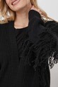 Sisley cardigan 1DTCM601R negru