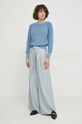 Светр Sisley 108ZM1043 блакитний SS24