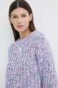 Μάλλινο πουλόβερ American Vintage PULL ML COL ROND PULL ML COL ROND μωβ POY18AE24