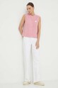 American Vintage vesta din amestec de lana EAST19ME24 violet SS24