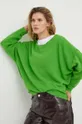 zielony American Vintage sweter z domieszką wełny