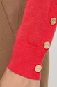MICHAEL Michael Kors sweter wełniany MS460XH4VR czerwony