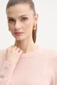 MICHAEL Michael Kors sweter wełniany różowy MS460XH4VR