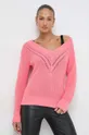 roza Bombažen pulover Morgan Ženski