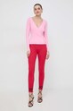 Morgan pulover MCAT.BONBON roz SS24