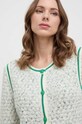 Miss Sixty cardigan din amestec de lana verde 6L1RJ5030000
