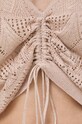 Πουλόβερ Guess CLARISSA W4GR14.Z3E22 μπεζ