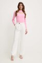 Morgan pulover MACKIE MACKIE.BONBON roz SS24