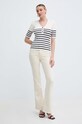 Светр Morgan MORGA MORGA.WHITE/MAR бежевий SS24