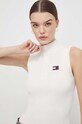 Топ Tommy Jeans бежевый DW0DW17754
