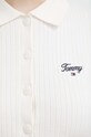 Tommy Jeans tricou DW0DW17761 bej