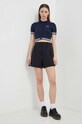 Футболка Tommy Jeans темно-синій DW0DW17761