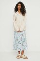 MUNTHE pulover din amestec de lana 1635.24278 bej SS24