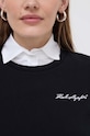 Karl Lagerfeld bluza z koszulą 24UW1837 czarny