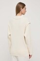 Одяг Кардиган з домішкою шовку Victoria Beckham 1224KJU005604A бежевий