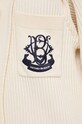 Victoria Beckham cardigan cu amestec de mătase 1224KJU005604A bej