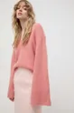 ροζ Μάλλινο πουλόβερ By Malene Birger